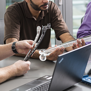 Inspection of two trauma plates 