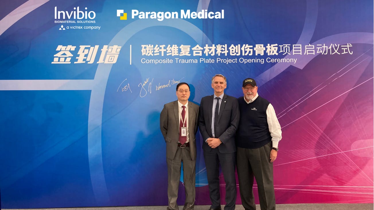 Invibio collaboration with Paragon Medical